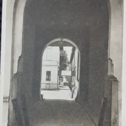 Carte Postala, Bucuresti, Scoala Centrala de Fete, Gang cu vedere spre infirmerie, perioada interbelica