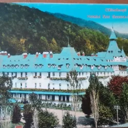 Carte postala, Calimanesti, hotel Soc Govora-Calimanesti, 1924