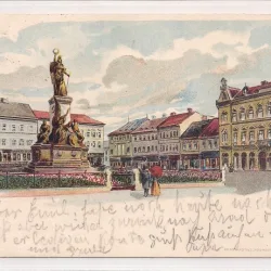 Carte postala circulata in anul 1900 Arad