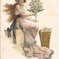 Carte postala circulata in anul 1902