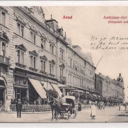 Carte postala circulata in anul 1907 Arad