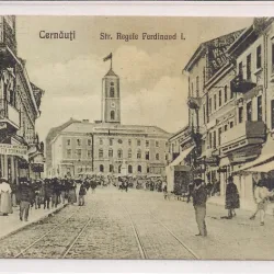Carte postala circulata in perioada interbelica Cernauti