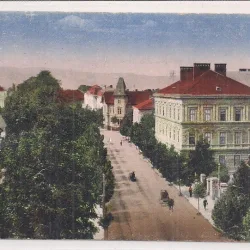 Carte postala circulata in perioada interbelica