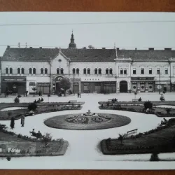 Carte postala, Cluj Piata principala