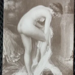 Carte Postala cu tema erotica, Salon dHiver, Paris 1913