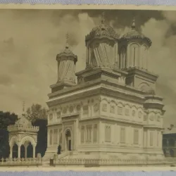 Carte postala, Curtea de Arges, 1940