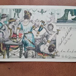 Carte postala, desen 1902