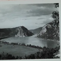 Carte postala, Dunarea la Cazane, 1939