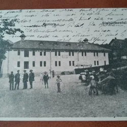 Carte postala, Govora Stabilimentul Bailor, 1920