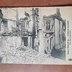 Carte postala, Guerre 1914-15-16, Verdun bombarde, inceput de secol XX