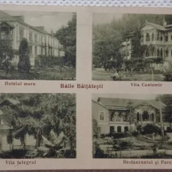 Carte postala, Imagini din Baile Baltatesti, 1935