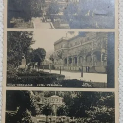 Carte Postala, Imagini din Baile Herculane, 1938