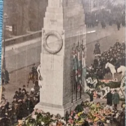 Carte postala, Londra, Cenotaph Whitehall, 1922