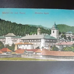Carte postala, Manastirea Agapia, judetul Neamt