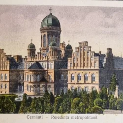 Carte postala necirculata, Cernauti - Resedinta metropolitana