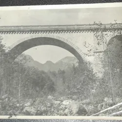 Carte postala, necirculata, Sinaia - Moroieni, vedere spre Vanturis, inceput de secol XX