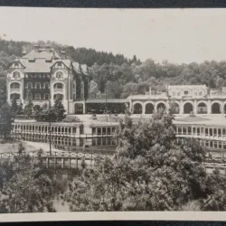 Carte postala Ocna Sibiului, perioada interbelica