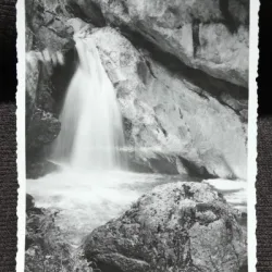 Carte postala, Regiunea Ghilcos, Cascadele mari, 1935