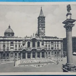 Carte Postala, Roma, Basilica of St. Maria Maggiore, perioada interbelica