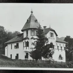 Carte postala, Sangeorz Bai, sanatoriul Rebe, 1934