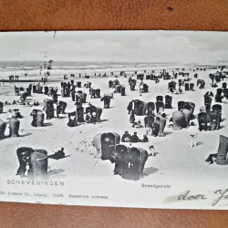 Carte postala, Scheveningen, inceput de secol XX