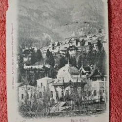 Carte postala, Sinaia Baile Eforiei, 1930