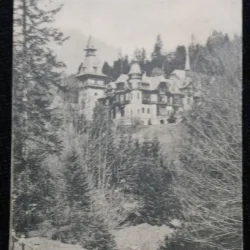 Carte Postala, Sinaia, Castelul Peles, 1906