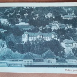 Carte postala, Sinaia vedere generala, 1935