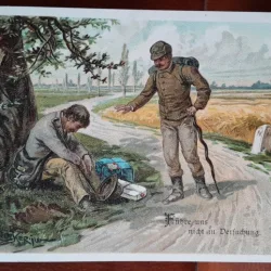 Carte postala, soldati, perioada celui de-al doilea razboi mondial
