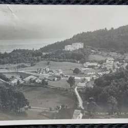 Carte Postala, St. Cergue, Le Lac et les Alpes, 1917