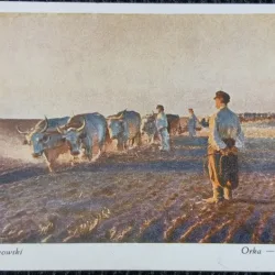 Carte Postala, Tablou din Galeria Polska, Krakow, perioada interbelica