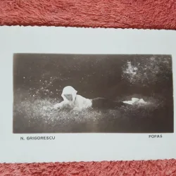 Carte postala, tablou Popas/N. Grigorescu, 1937