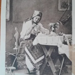 Carte postala, taranca din Romania, perioada interbelica
