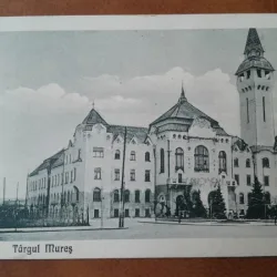 Carte postala, Targu Mures, Primaria, perioada interbelica