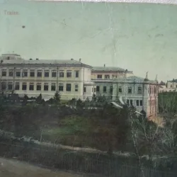 Carte postala, T.Severin, liceul Traian, 1911