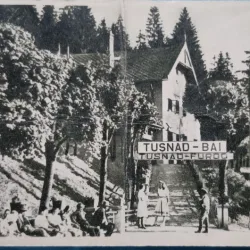 Carte postala, Tusnad Bai, 1955