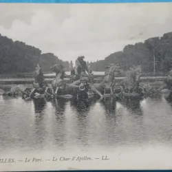 Carte Postala, Versailles, Le Parc, Le Char dApollo, perioada interbelica