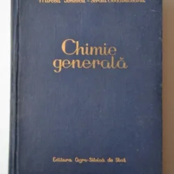 CHIMIE GENERALA / 1957 / Mircea Ionescu, Sergiu Gogalniceanu