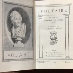 Contes philosophiques (Povesti filozofice -carte veche in franceza)-Voltaire