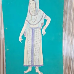 Costum indian, desen