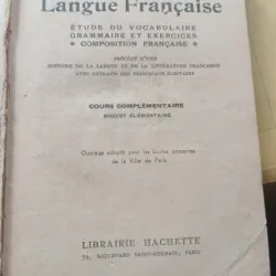 Cours de la langue francaise, etude du vocabulaire, grammaire et exercises - Ch. Maquet