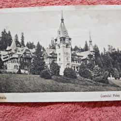 Crte postala, Castelul Peles, 1923