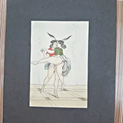 Desen erotic (cu passepartout)