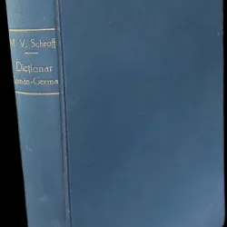 DICTIONAR ROMAN-GERMAN - MAXIMILAN W. SCHROFF