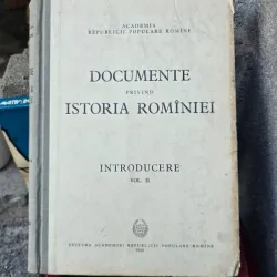 Documente privind istoria Romaniei. Introducere Volumul II