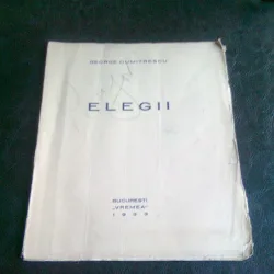 ELEGII - GEORGE DUMITRESCU