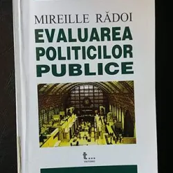Evaluarea politicilor publice,Mireille Radoi