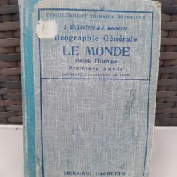 F. Gallouedec Geographie Generale Le Monde (1921)