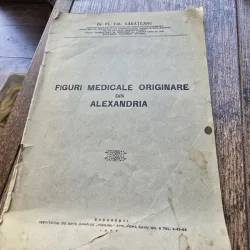 Figuri medicale originare din Alexandria - Fl.Em. Sarateanu