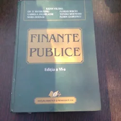 FINANTE PUBLICE DE IULIAN VACAREL...FLORIN GEORGESCU, EDITIA A VI-A , 2007